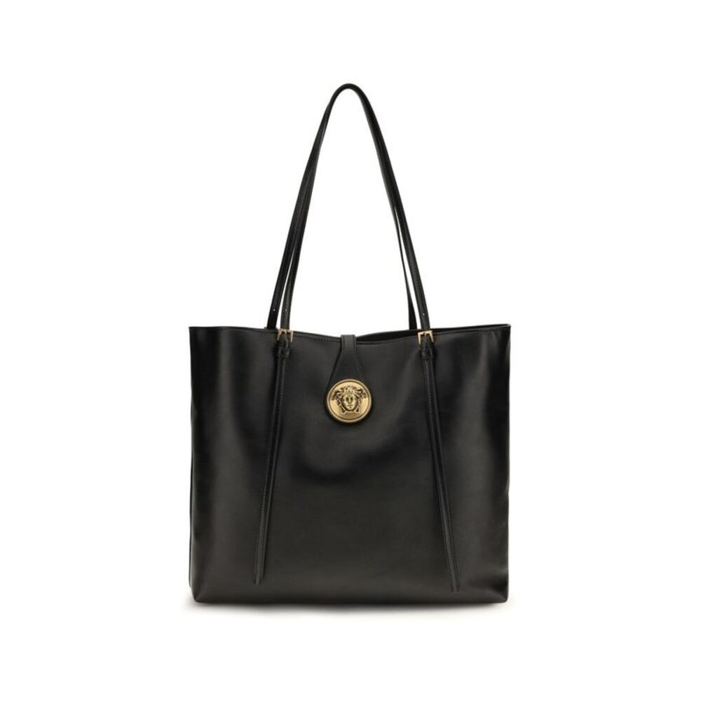 Versace Black Lamb Ovis Aries Shoulder Women's Bag